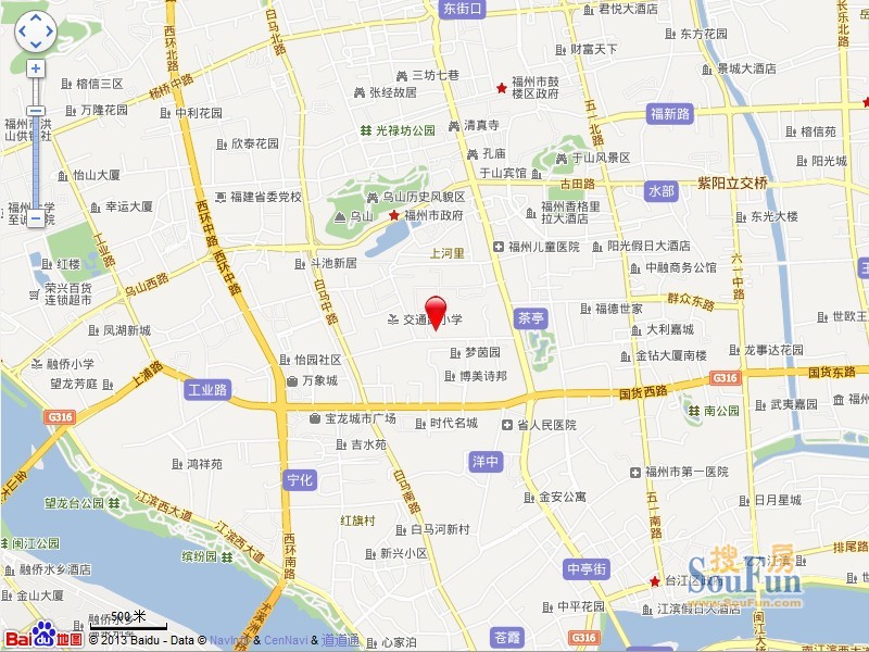 红庆里新村交通图