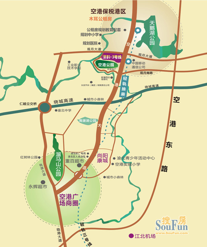 泽科3号线交通图