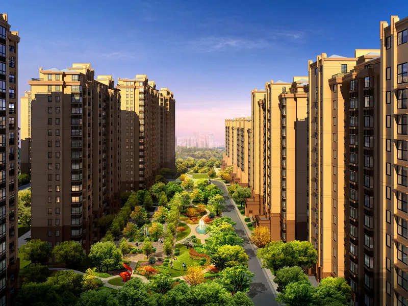 效果图:香草花园区