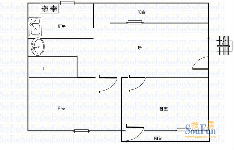 区政协宿舍drawBitmap 2室1厅1卫1厨 0.00㎡