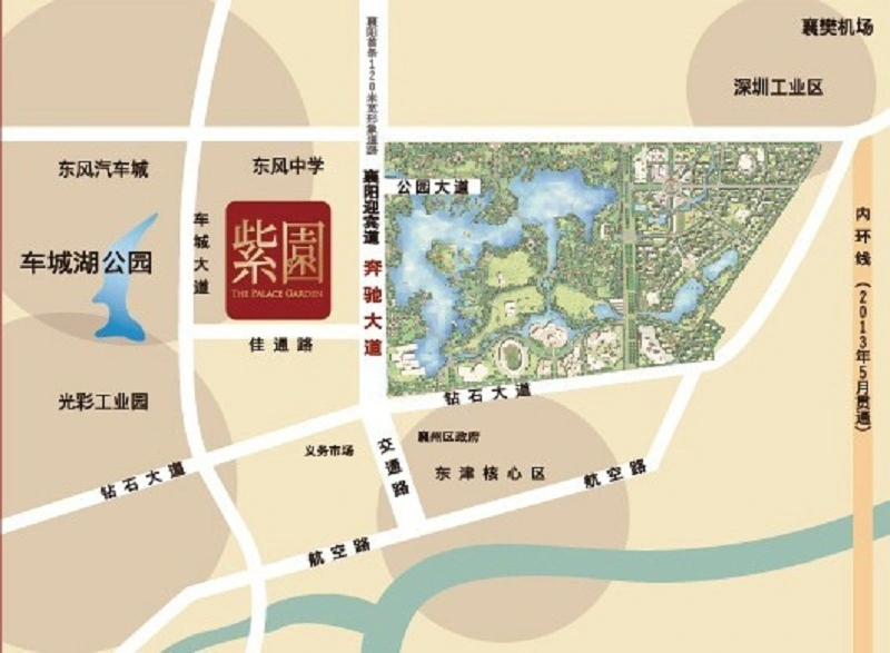 紫园区位示意图-襄阳搜房网