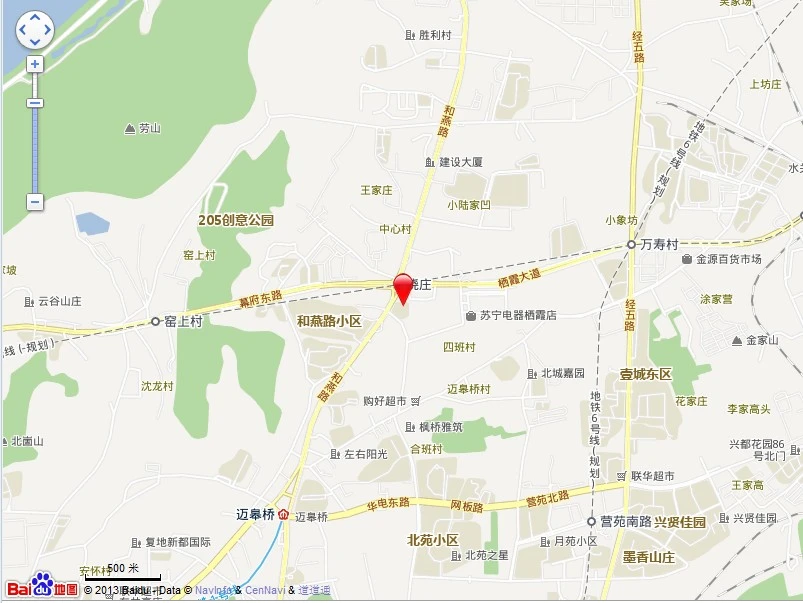 晓庄小区交通图