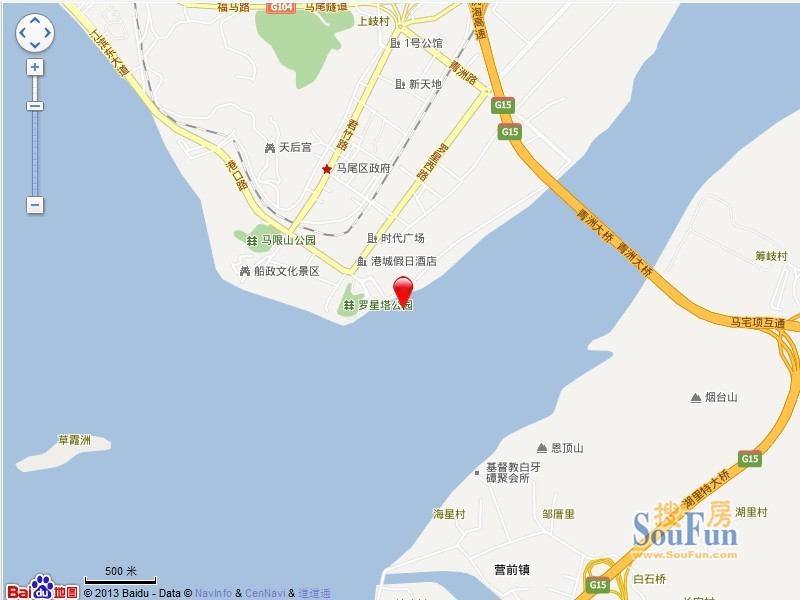 马江怡景湾交通图