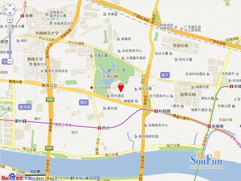 华景新城翠景园交通图