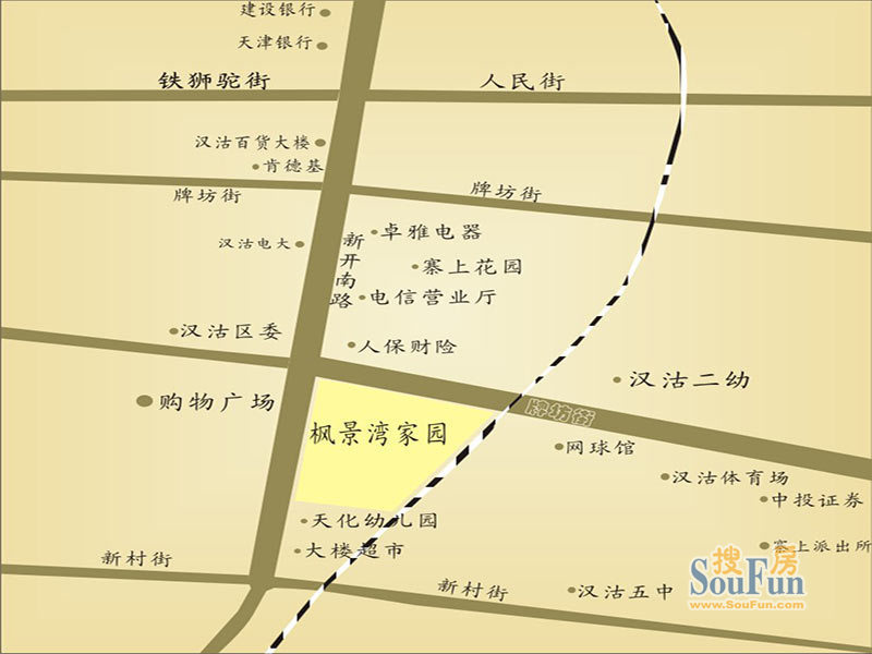 枫景湾家园交通图
