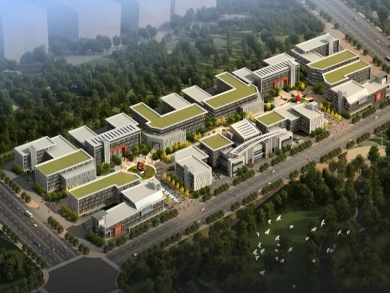 南通国际医疗器械及电子信息产业园鸟瞰效果图