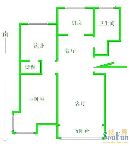 新华大厦2居 2室2厅2卫1厨 0.00㎡