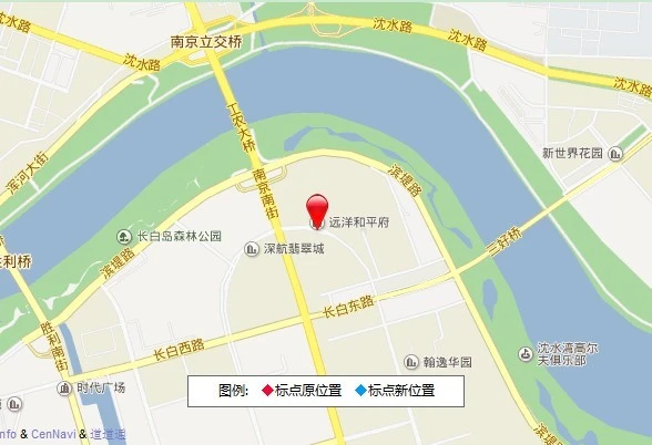 远洋和平府交通图