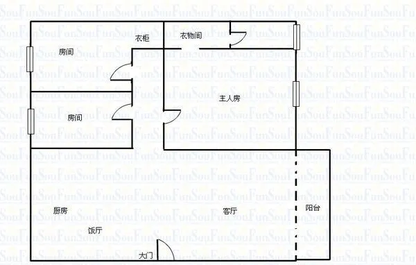 金田御苑江门 金田御苑 户型 3室2厅2卫1厨 0.00㎡