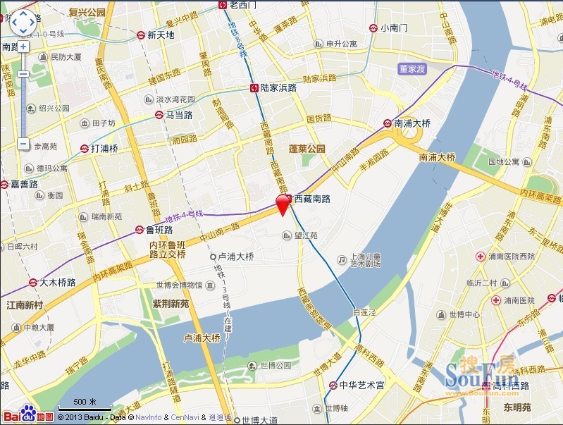 中南小区交通图