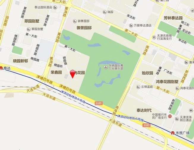 阳光南园交通图