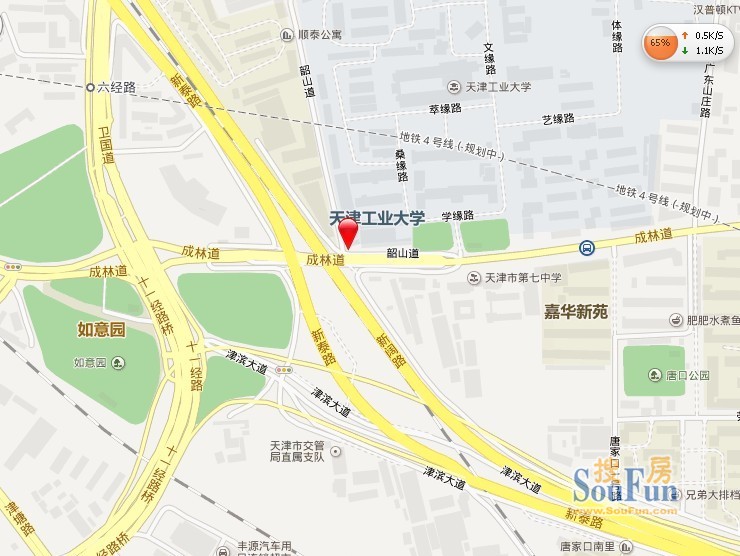 龙凤公寓交通图