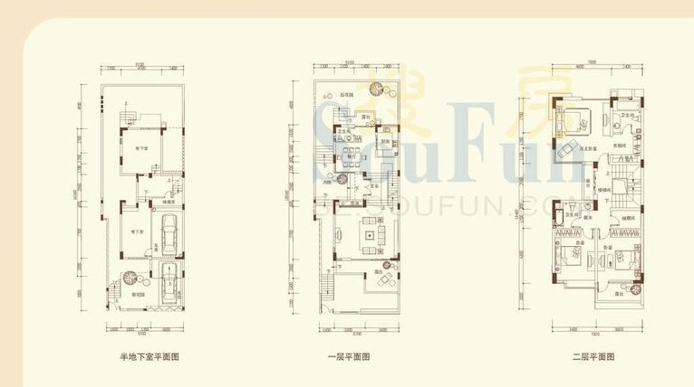 振业城二期别墅户型图