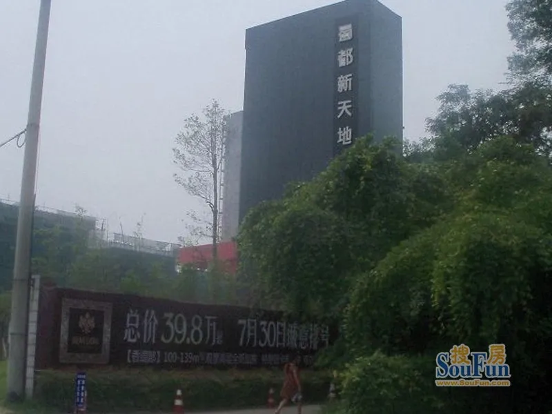 蜀都新天地3室1厅2卫南朝向2000.00元/月出租