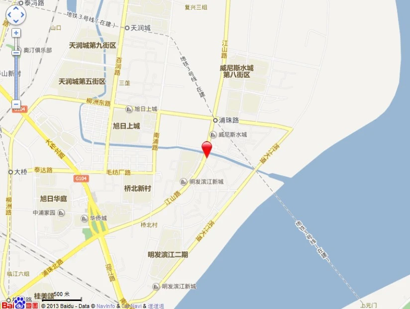 明发滨江新城三期交通图