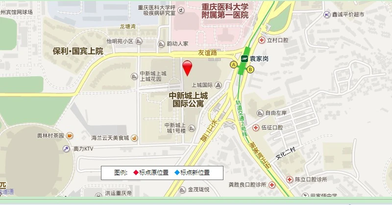 中新城上城活力mall交通图
