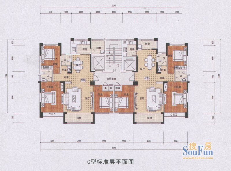 华夏润府户型图