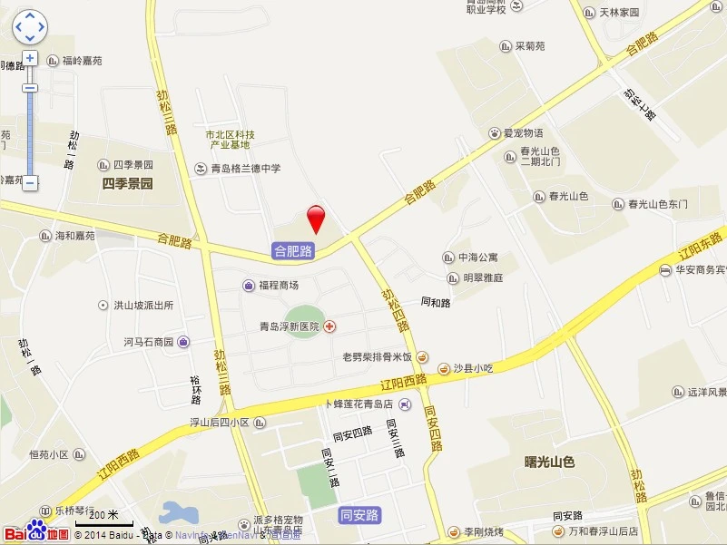 城建阳光山色交通图