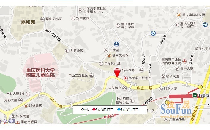 重庆森林公寓交通图