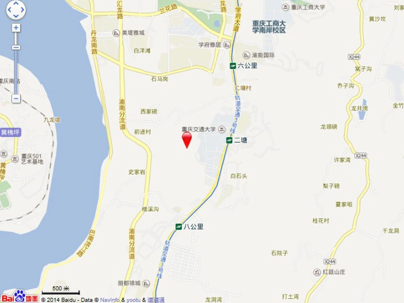 重庆万科金域学府区域交通介绍