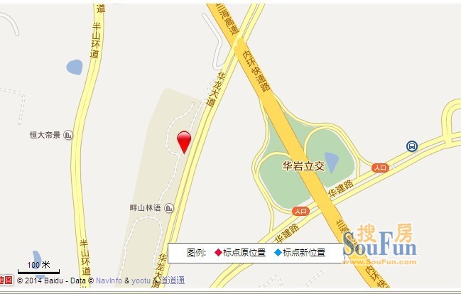 半山小区交通图