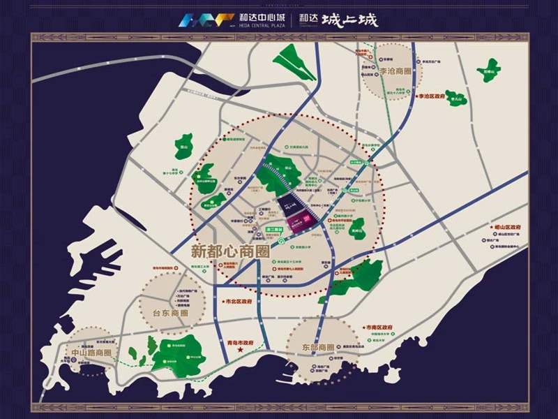 和达城上城交通图