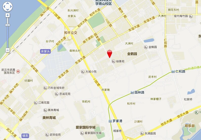 绿景花园交通图