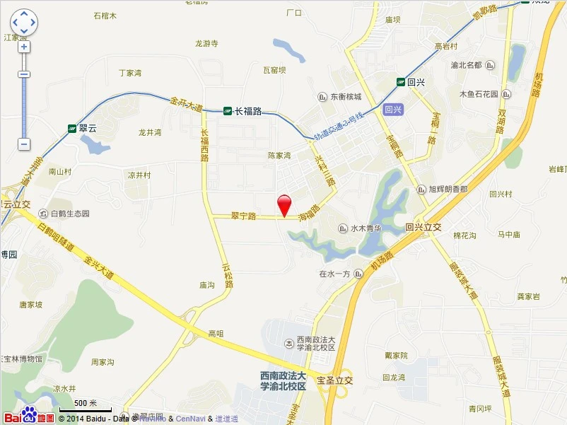 海德春洪小区交通图