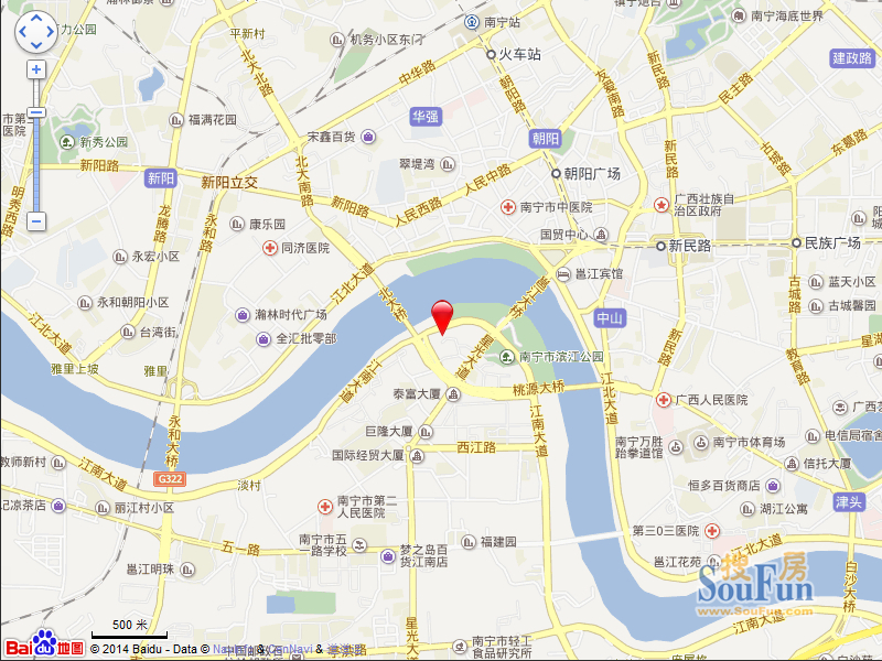 八桂西江小区交通图