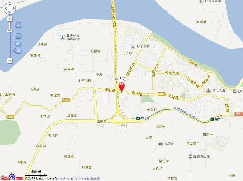 大江竹苑交通图