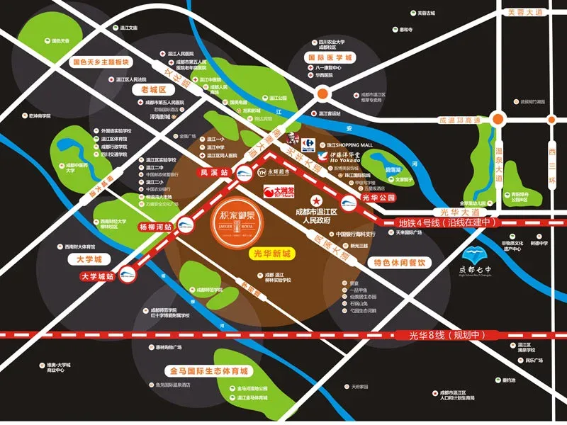 积家御景交通图