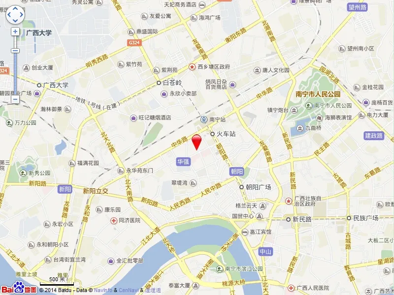 广西华蓝设计院宿舍交通图