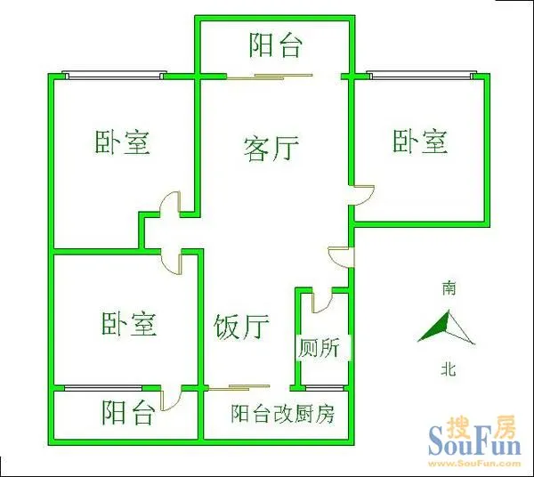 联杨新村联杨新村 户型图 0室0厅0卫0厨 0.00㎡