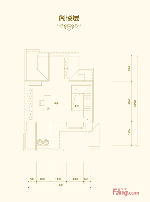 龙旺康桥丹堤别墅户型图