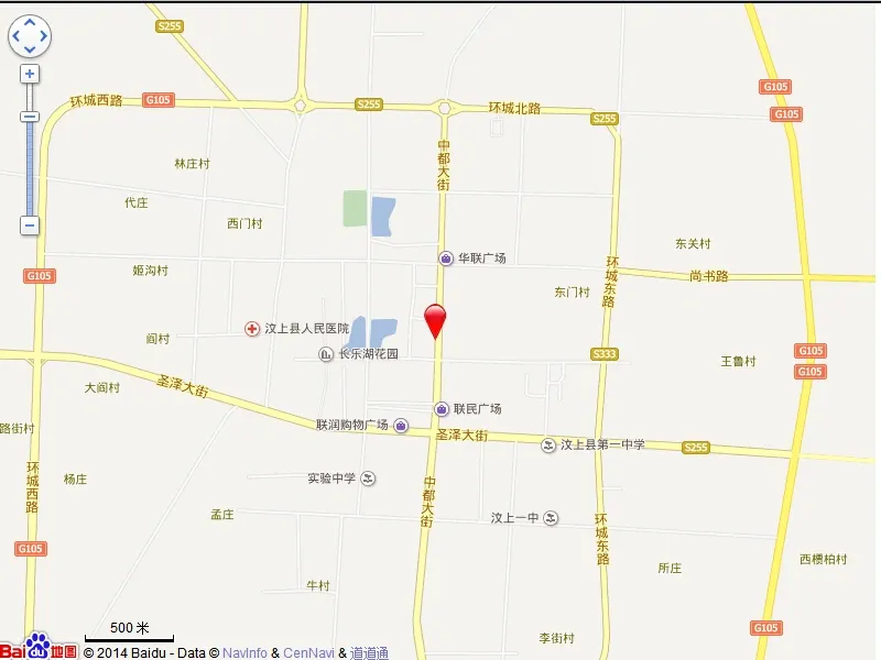 位于县城主干道中都大街北段,北邻环城北路(邻靠汽车站),西邻宝相
