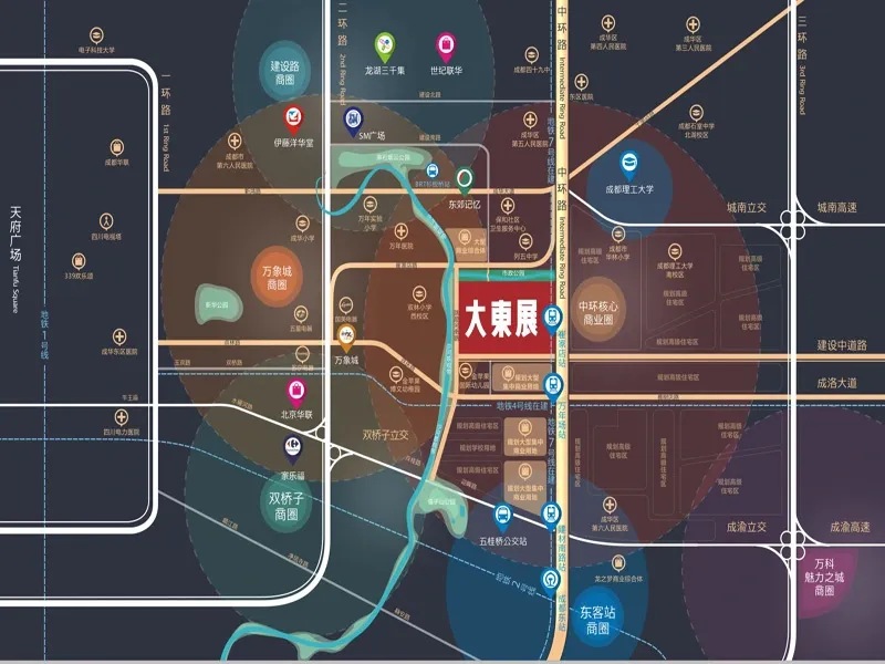 大东展交通图