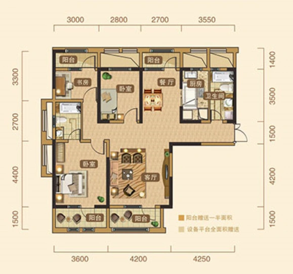 建国小区3室2厅 户型图 3室2厅0卫0厨 0.00㎡