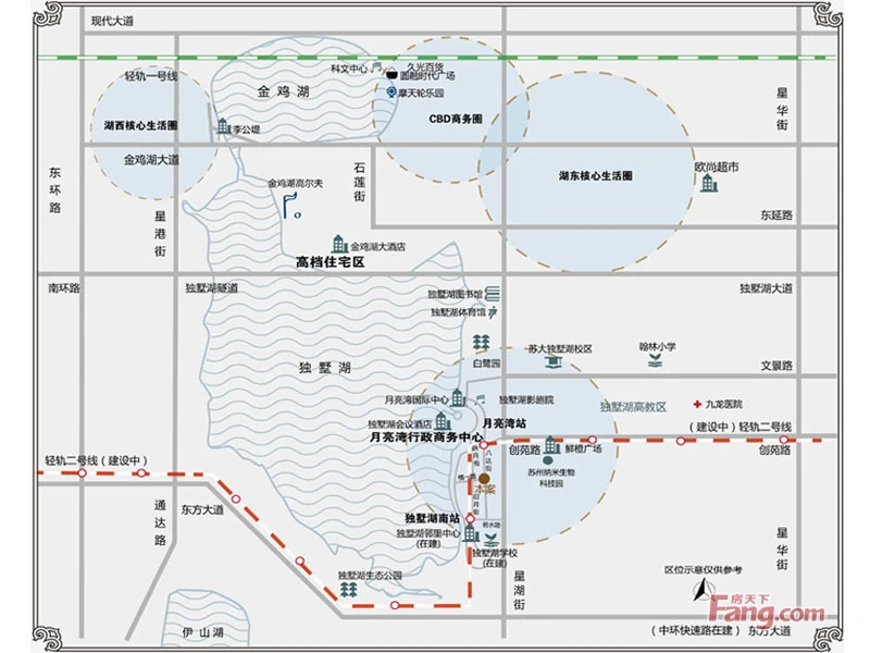 月亮湾3号美颂交通图