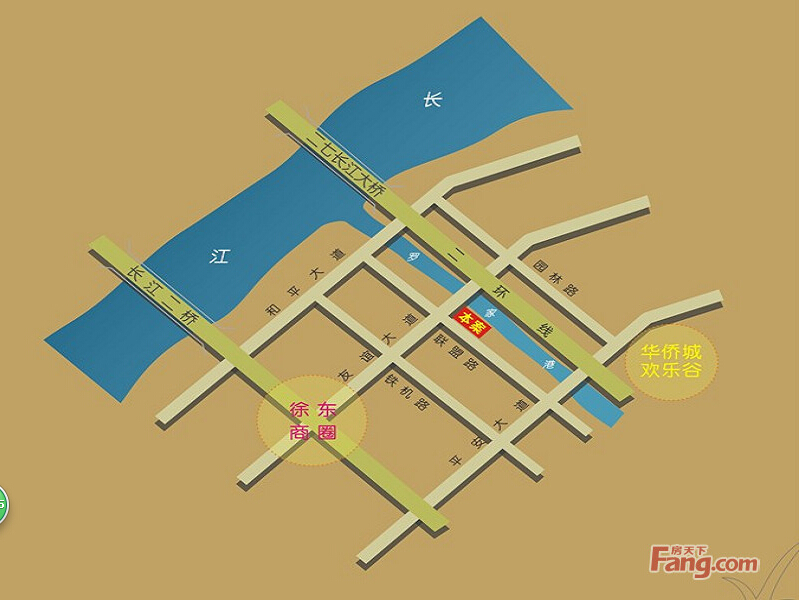 天佳大城小院二期交通图