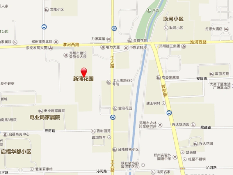 新浦花园交通图