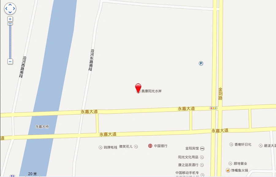 奥康阳光水岸交通图