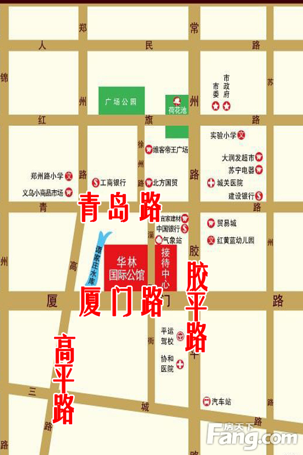 华林国际公馆交通图