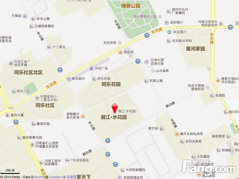 丽江水花园交通图