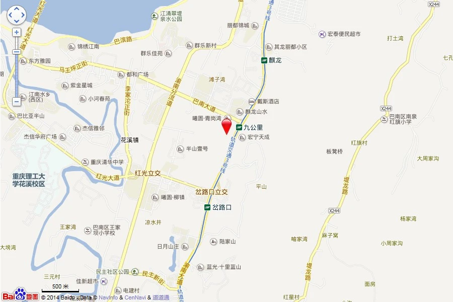 重庆丽都锦上区域交通介绍