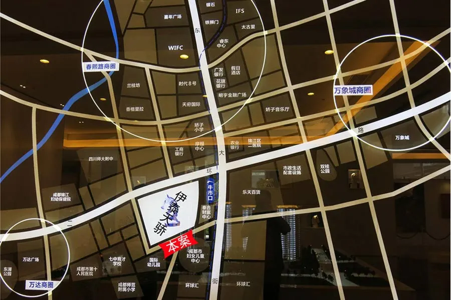 伊泰天骄交通图