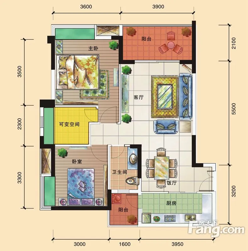 美泉雅郡美泉雅郡 户型图 2室0厅0卫0厨 0.00㎡