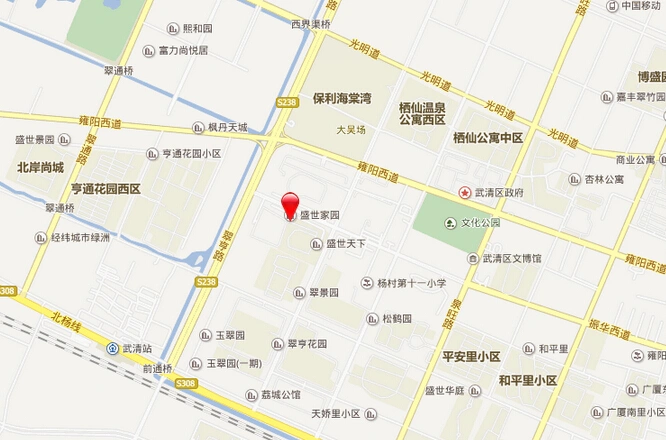 盛世家园交通图