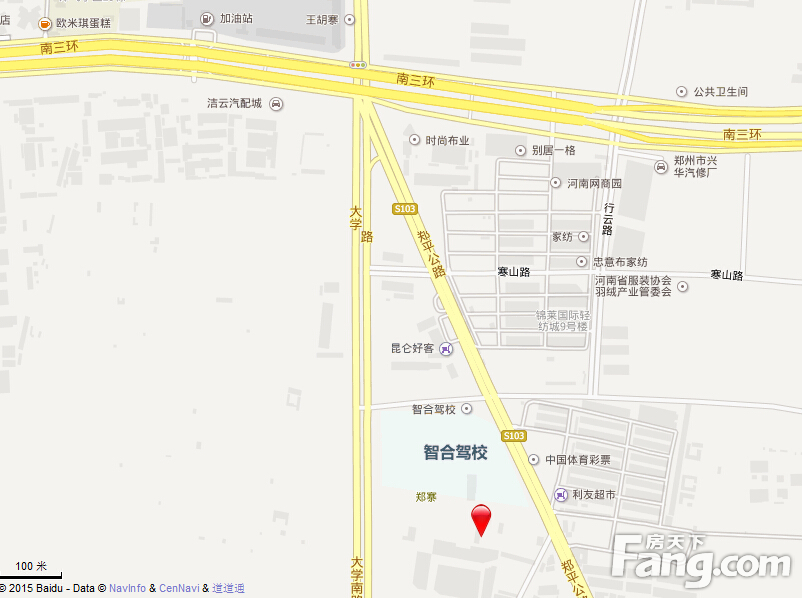 荆湖小区交通图