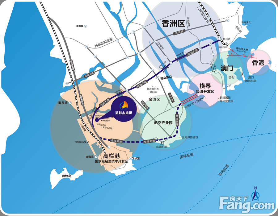 第首未来港交通图