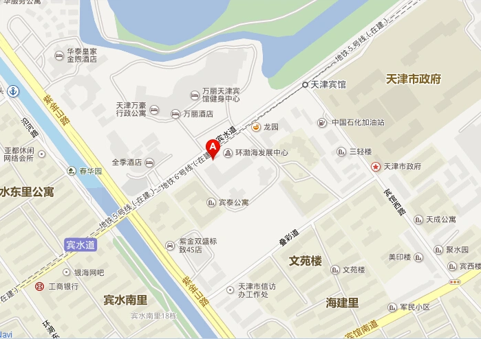 环渤海国际公寓交通图